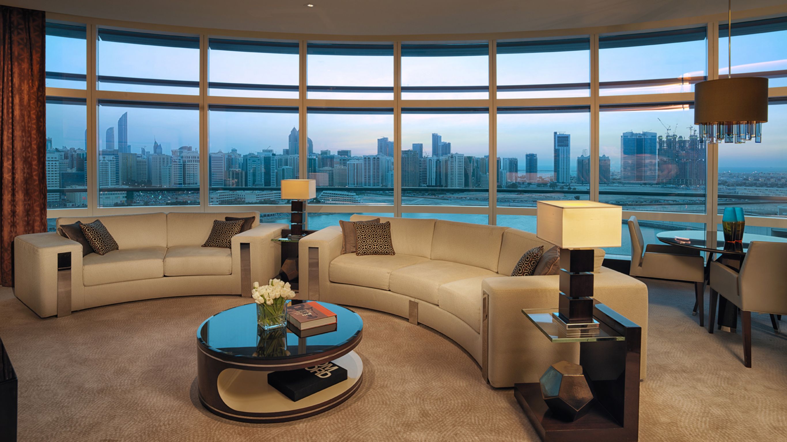 Rosewood one bedroom suite living room